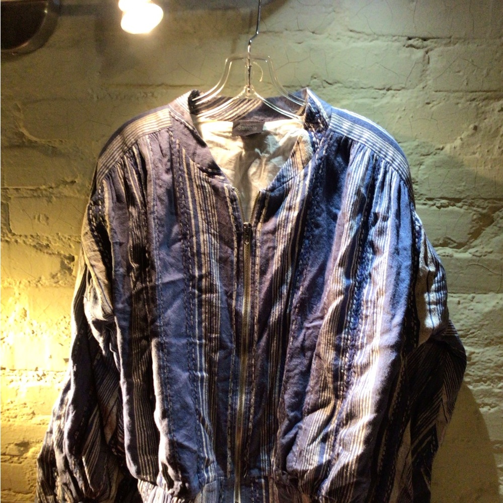 NEW! Boho Blues Striped Jacket